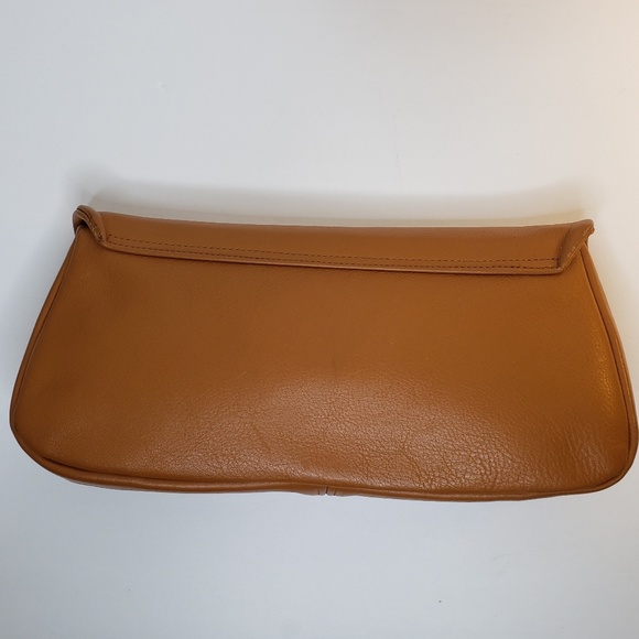 Margolin Vintage Stylish Flap Over Leather Clutch - Picture 2 of 8